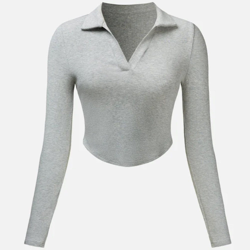 Knit Polo Long sleeve